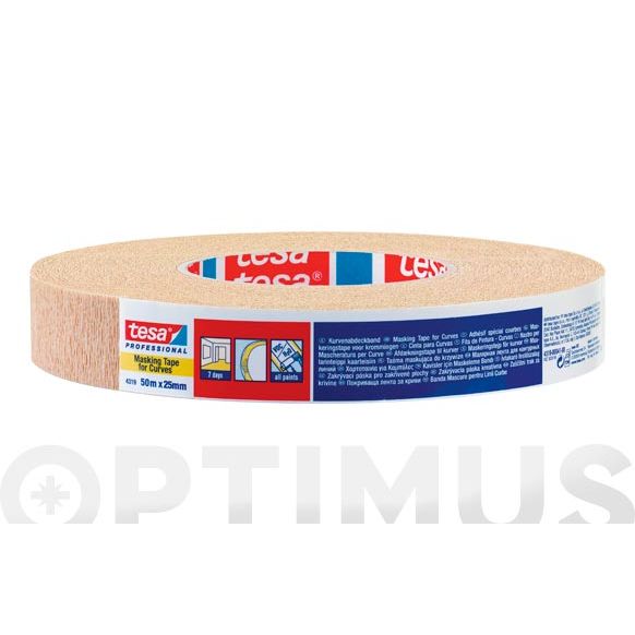 4319-50x19*16 TESA KREPP 50m.x19mm.flexible (3334)