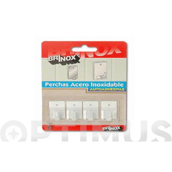 7027-0D perchas lacat blanc adhesivas