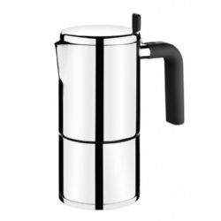 CAFETERA EXPRES INOX 6 TAZAS INDUCCIÓN BRA MOD.BALI A170402