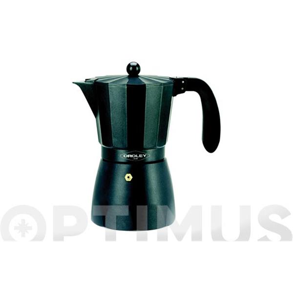 CAFETERA NEGRA TOUAREG 3 TAZAS OROLEY