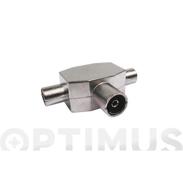 CONECTOR TRIPLE BLINDADO 1H/2M MP-606E