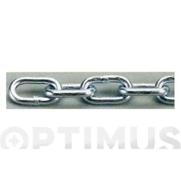 CZ10 mts cadena zinc 10mm-0.49mt-Kg (E5)