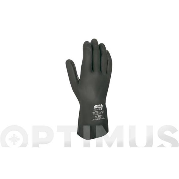 GUANTE NEOPRENO C/LATEX NEGRO 321CB T.10