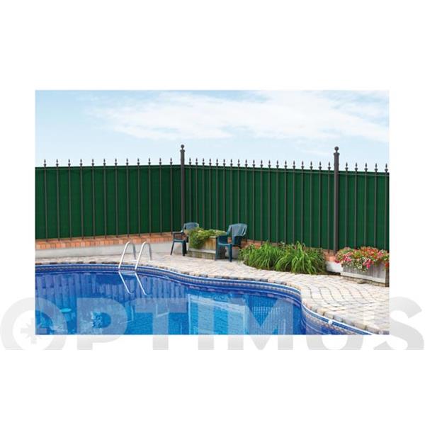 MALLA OCULTACION PE/RF 80% 2 X 10 M VERDE OSCURO