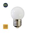 BOMBILLA LED ESFERICA MATE E27 1,5W 3.200K LUZ CALIDA 