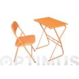 MESA+SILLA (SET ESCOLAR) NARANJA